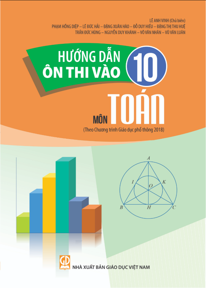 Sách - Hướng Dẫn Ôn Thi Vào 10 Môn Toán + Ngữ Văn + Tiếng Anh (Theo Chương Trình GDPT 2018)