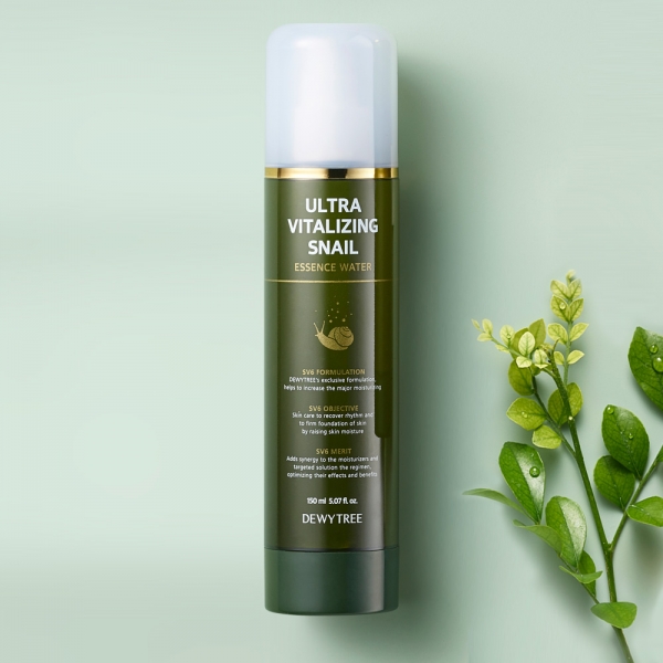 Toner Nước Hoa Hồng Ốc Sên Cấp Ẩm Dưỡng Trắng Chống Nhăn Ngăn Ngừa Lão Hóa Dewytree Ultra Vitalizing Snail Essence Water 150ml