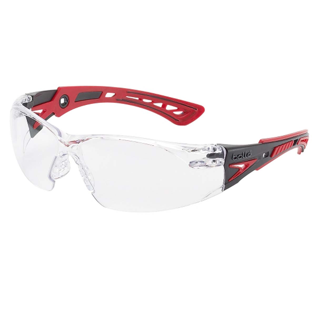 KÍNH Bảo Hộ BOLLE 1662301A Safety Glasses Rush Plus Safety Spectacle Clear Platinum Anti-Scratch/Anti-Fog Len ,
