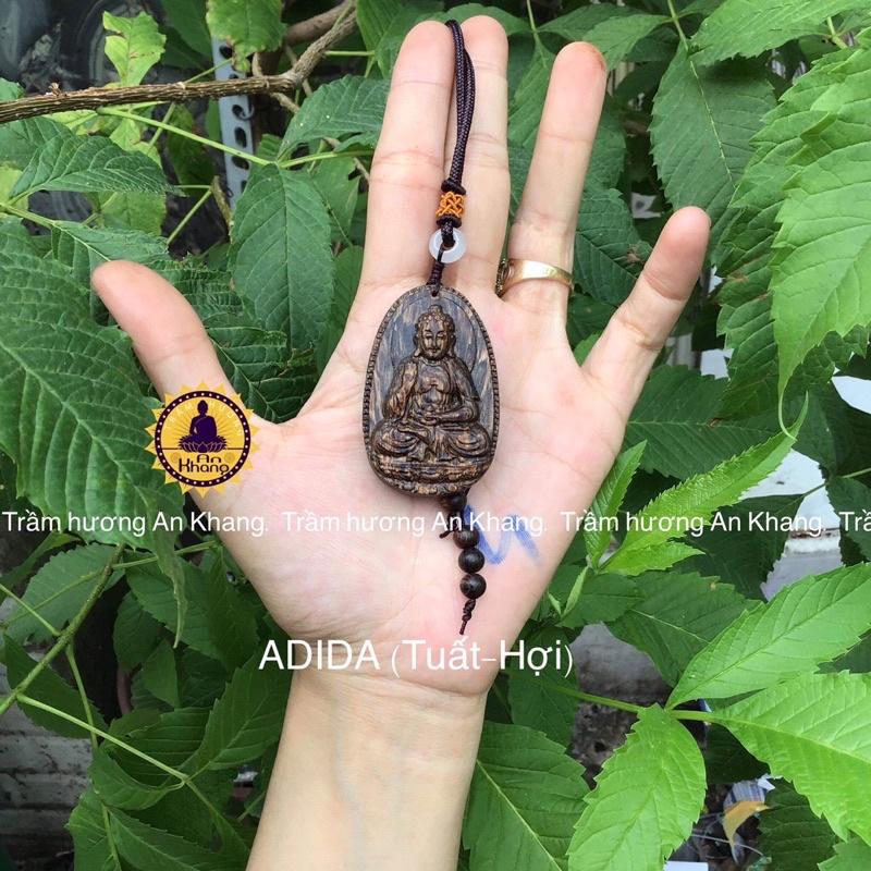 Dây chuyền phật bản mệnh trầm hương sánh chìm cao cấp