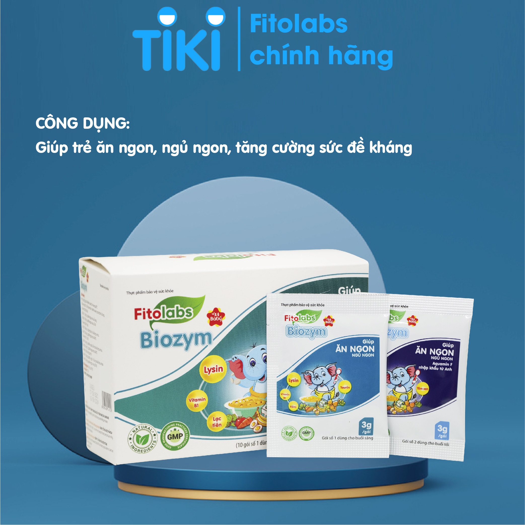 Fitolabs Biozym giúp trẻ ăn ngon - ngủ ngon, nâng cao sức khỏe