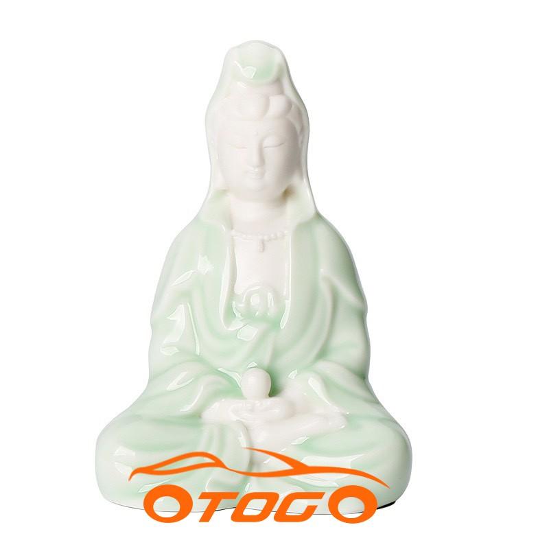 Tượng Phật Bà ,Tượng Quan Âm Sứ Để Taplo ô tô