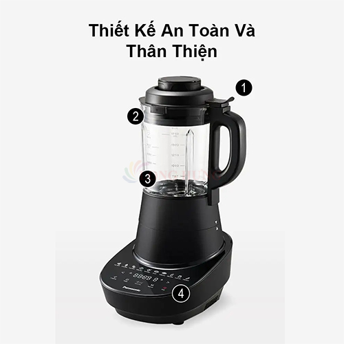 Máy xay nấu đa năng Panasonic MX-HG6401KRA - Hàng chính hãng