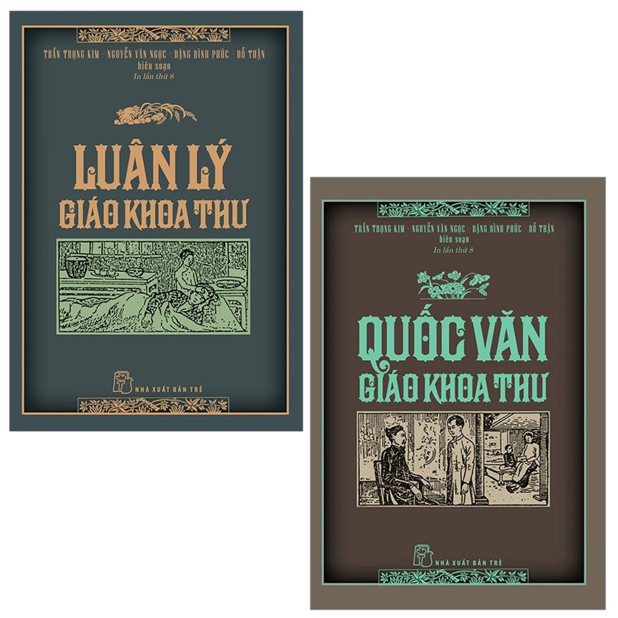 Combo Quốc Văn Giáo Khoa Thư Và Luân Lý Giáo Khoa Thư