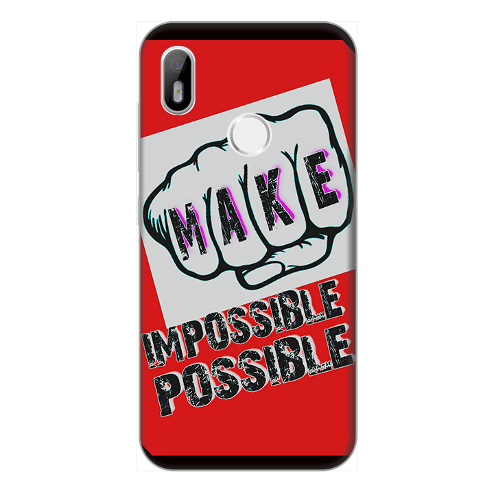 Ốp lưng điện thoại Vsmart Joy 1 hình Make Impossible Possible - Hàng chính hãng