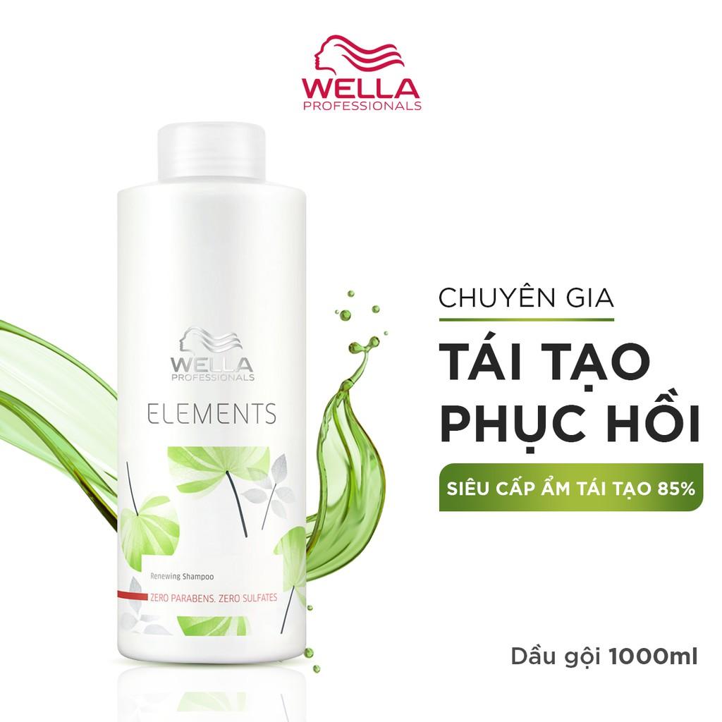 Dầu Gội Wella Elements Phục Hồi Độ Ẩm, Nuôi Dưỡng Và Bảo Vệ Sợi Tóc Cao Cấp Renewing Shampoo