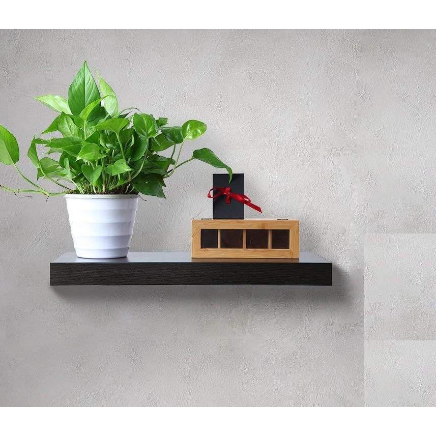 Kệ gỗ treo tường 1 thanh ngang 50cm sâu 12cm gỗ lõi xanh chống ẩm cao cấp + Tặng phụ kiện lắp đặt.