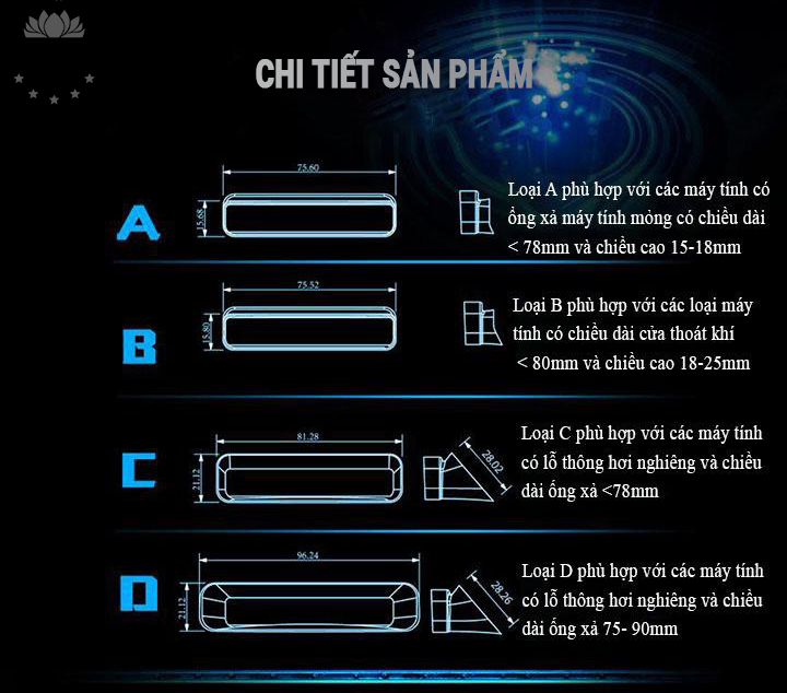 Quạt Hút Gió Tản Nhiệt Laptop Máy Tính Besti BTY01 Có Đèn Led, Giúp Làm Mát Nhanh Bảo Vệ Máy Tính Mà Không Gây Ồn - Hàng Chính Hãng