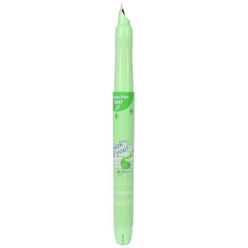 Bút Máy Nhựa Deli 0.5 mm - Phiên Bản Sơn Tùng M-TP Giới Hạn - Deli Q887 - Màu Xanh Lá