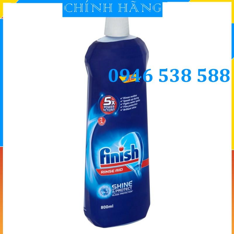 Nước làm bóng trợ xả máy rửa bát Finish 800ml