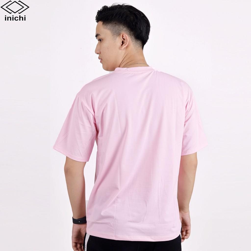 Áo thun Unisex INICHI tay lỡ form rộng phong các in hình chú heo lucky - IC660