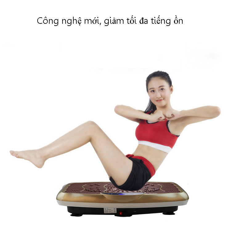 Máy Rung Lắc Toàn Thân - Giảm Cân An Toàn, Hiệu Quả - Kết Nối MP3 - Hàng Cao Cấp Chính Hãng - 20 Tốc Độ Rung Lắc Mạnh [Tặng Kèm Dây Tập]