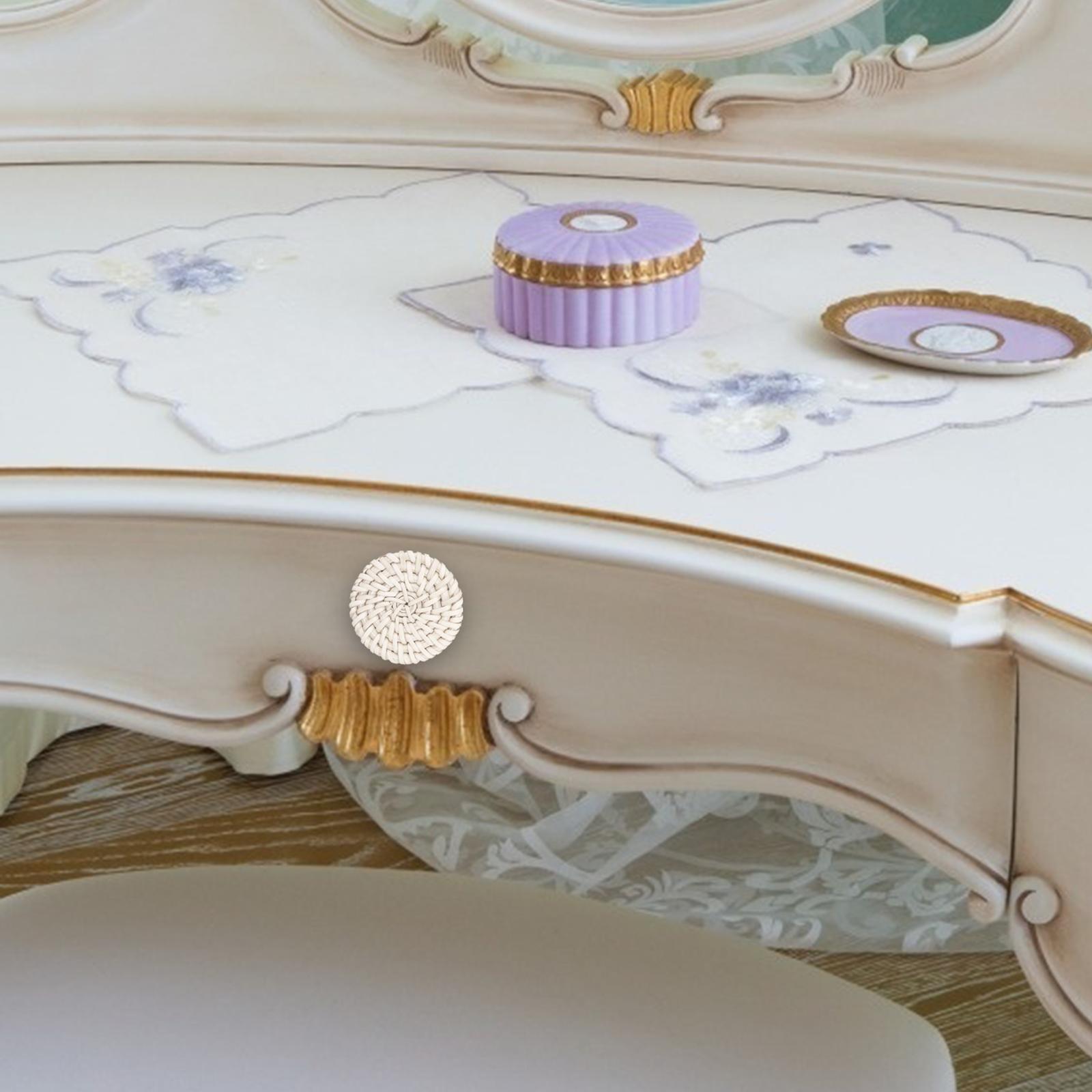 Rattan Dresser Knobs Cabinet Knobs Cabinet Pull Door Handle for Door Drawer