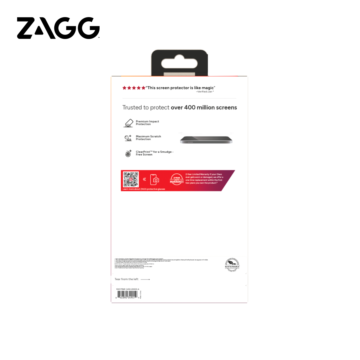 Kính dán màn hình ZAGG Plus Edge dành cho Xiaomi 14T/ 14T Pro, Chống tĩnh điện, chống nhòe - Hàng chính hãng