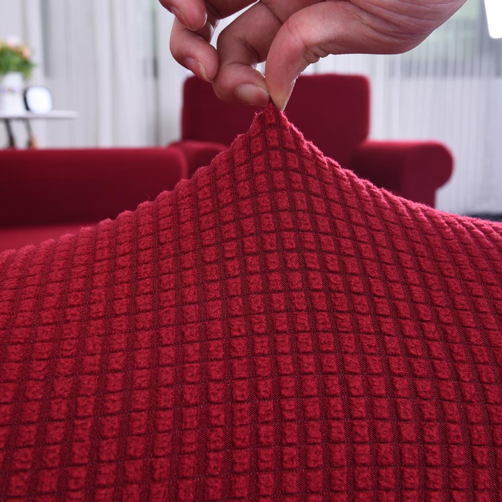 2Pcs Red_Size S Sofa Futon Seat Cushion Couch Slipcover