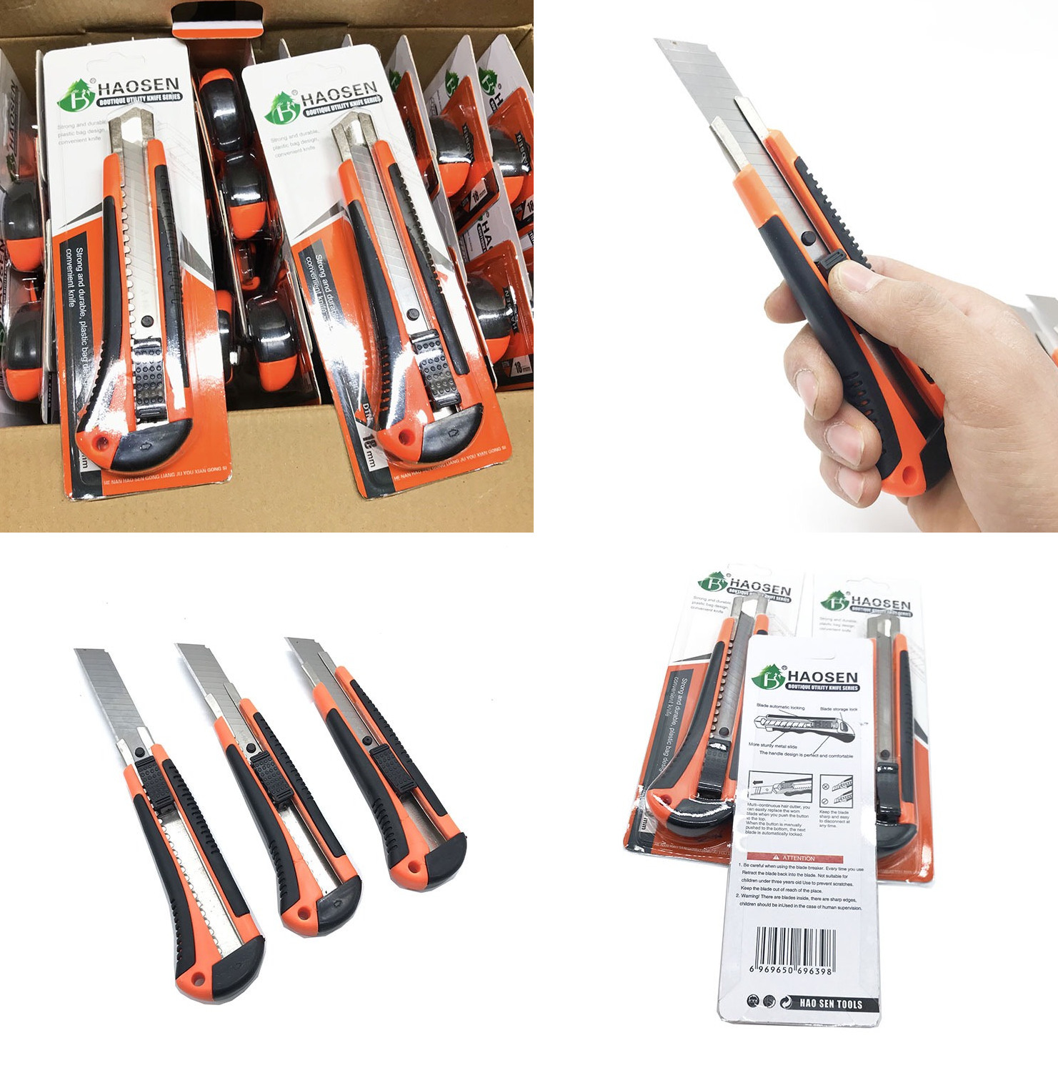 Dao rọc giấy loại xịn có vĩ HT177 - Giao Ngẫu Nhiên