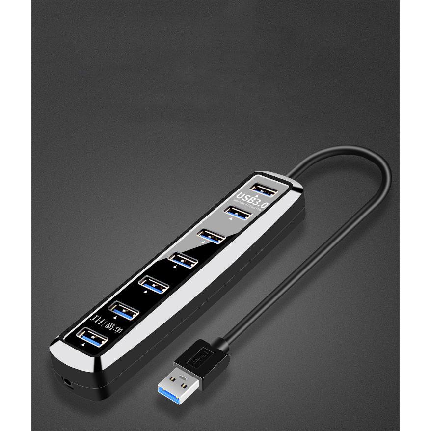 Bộ chia USB 3.0 ra 7 cổng USB 3.0 có nguồn rời - Jinghua Z432 - Hồ Phạm