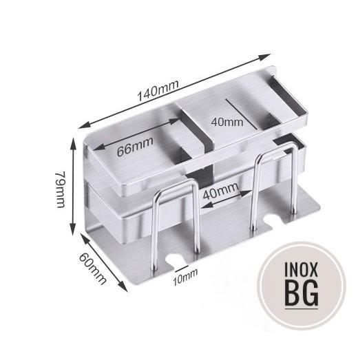 KỆ CẮM BÀN CHẢI, KEM ĐÁNH RĂNG, CỐC DÁN TƯỜNG