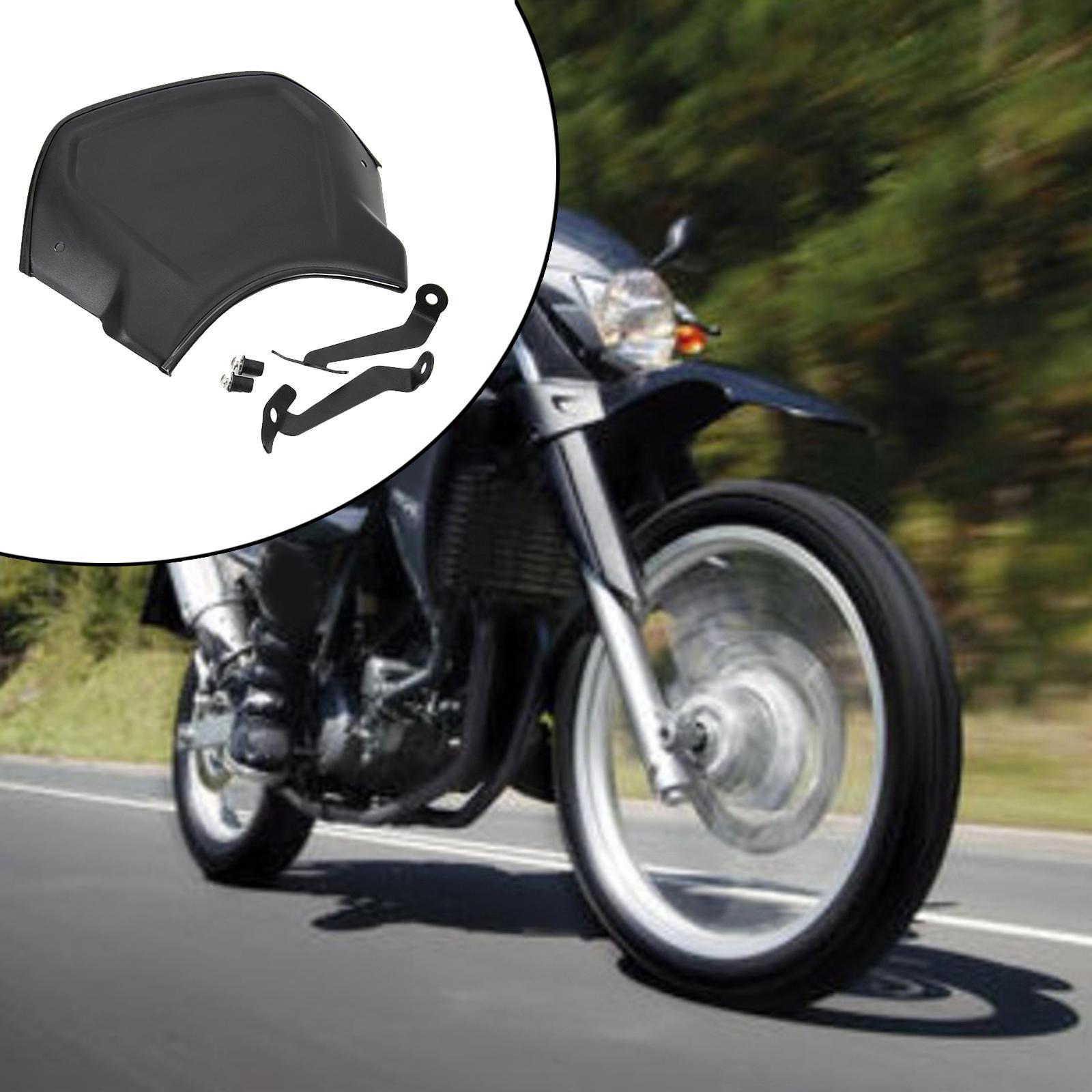 Motorcycles Windshield for  Modified Accessory Easy to Install black