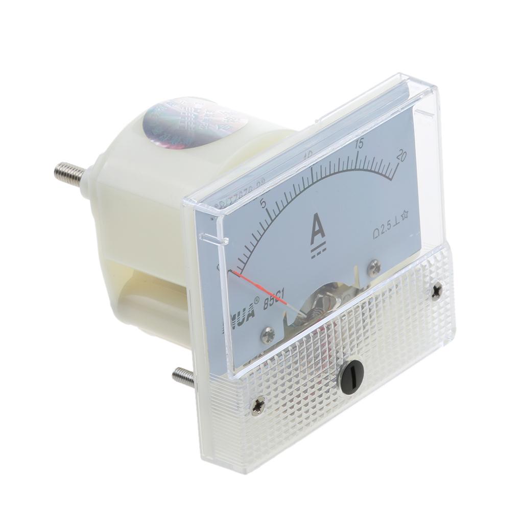 0-20A Analog Amp Meter Ammeter Current Panel Ammeter Gauge 20A