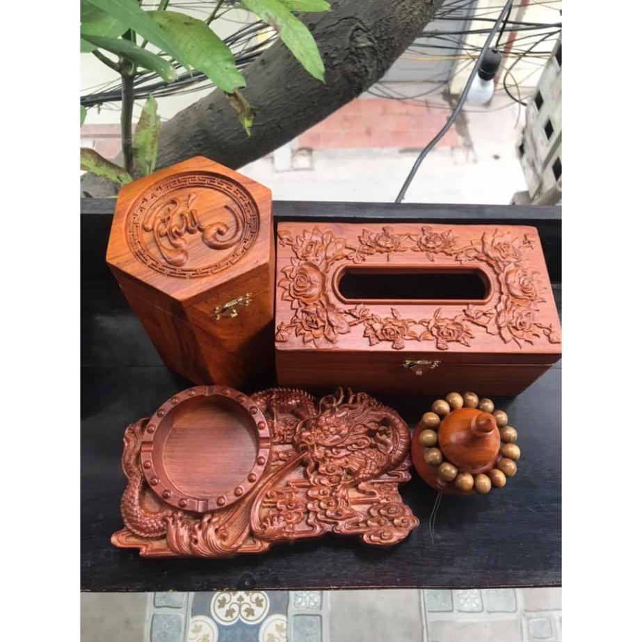 HỘP CHÈ CHỮ PHÚC BẰNG GỖ HƯƠNG - CAM KẾT VỀ CHẤT LƯỢNG