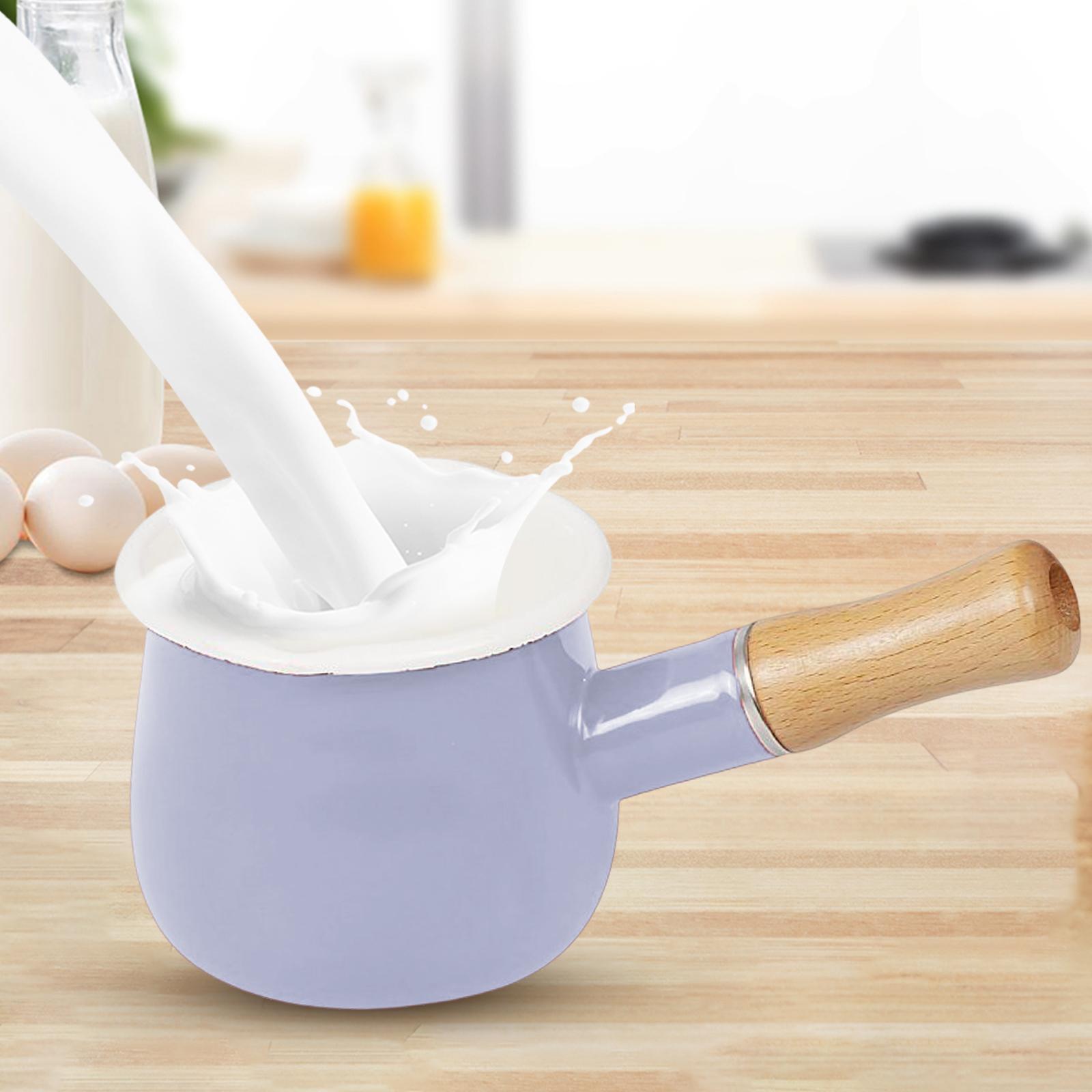 Multifunctional Sauce Pan Milk Pan Heat Resistant 550ml Small Sauce Pot for