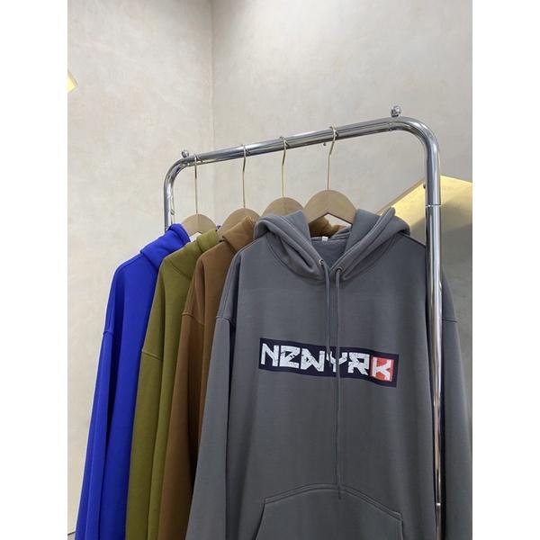 Hoodie xám hoodie nỉ cotton chất vải mịn dày dặn