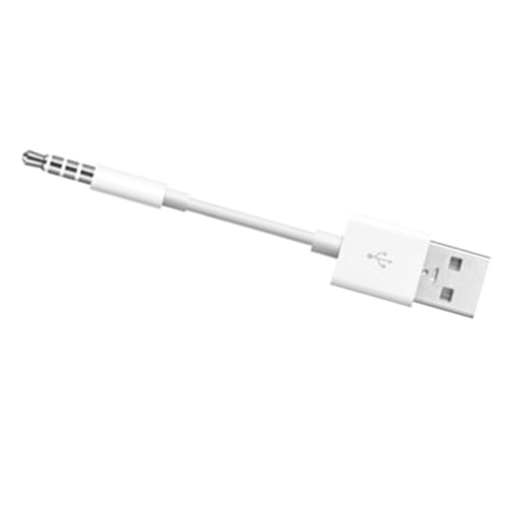 2X 3.5mm Male Jack to USB Male Adapter AUX Audio Cable Cord