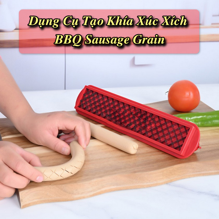 Dụng Cụ Tạo Khía Xúc Xích BBQ Sausage Grain - Home and Garden