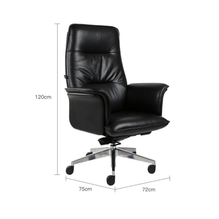 Ghế BOSS Hiện đại Lưng Cao Xoay 360 Độ Đa năng - Ghế Làm Việc Văn Phòng Có Bánh Xe Tiện lợi cao cấp GHP042