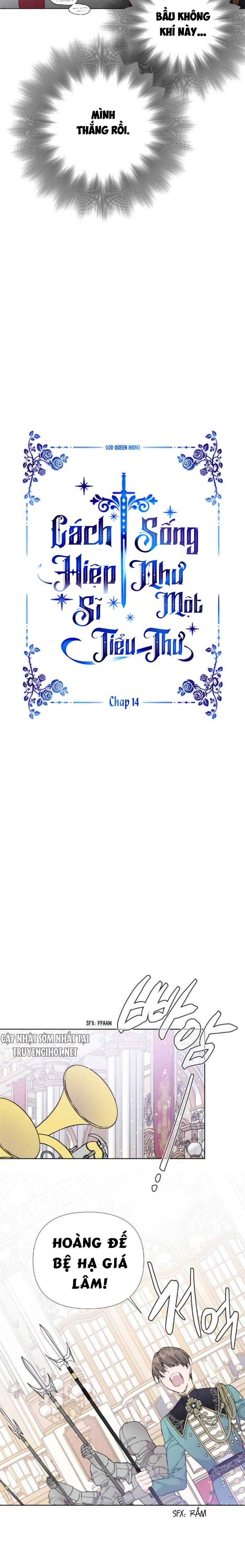 cách hiệp sĩ sống như một tiểu thư chapter 14 7