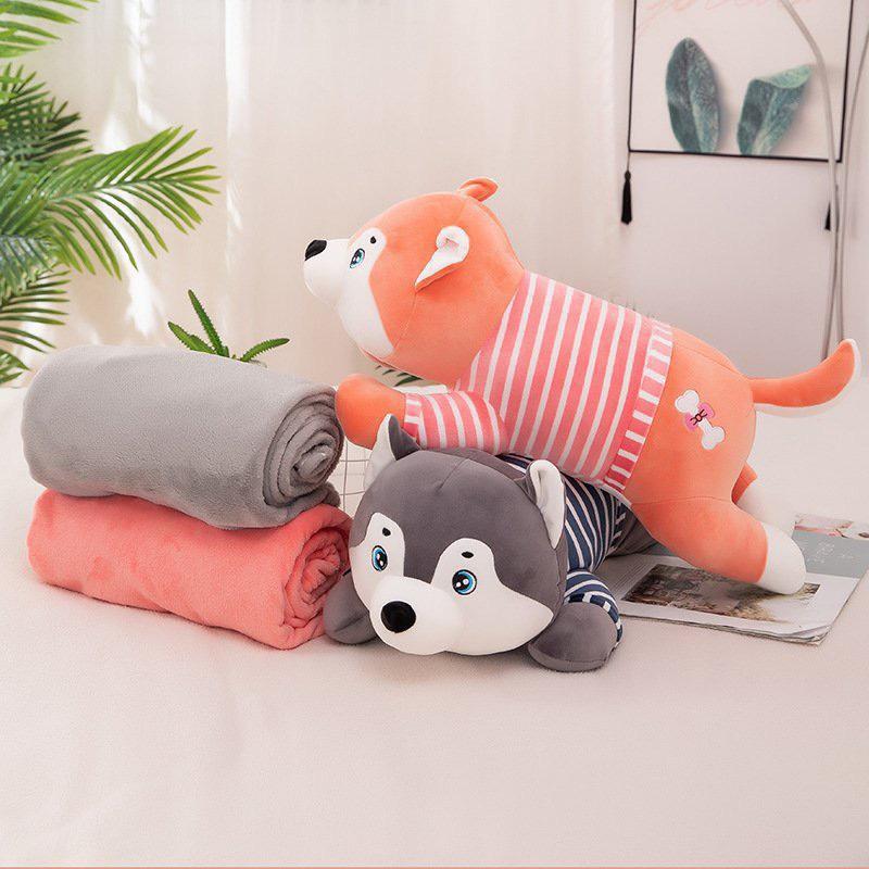Bộ chăn gối văn phòng đa năng hình thú dễ thương