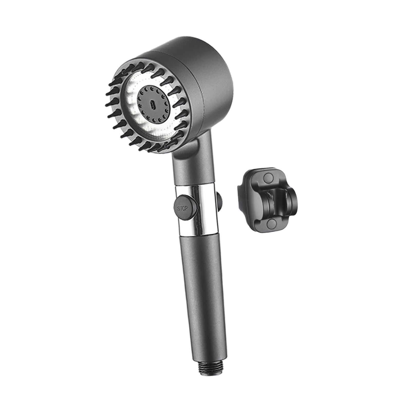 High Pressure Shower Heads 3 Spray Settings Pressurized Water Saving Spraying Head Handheld Spray for Massage Bathing SPA Hotel