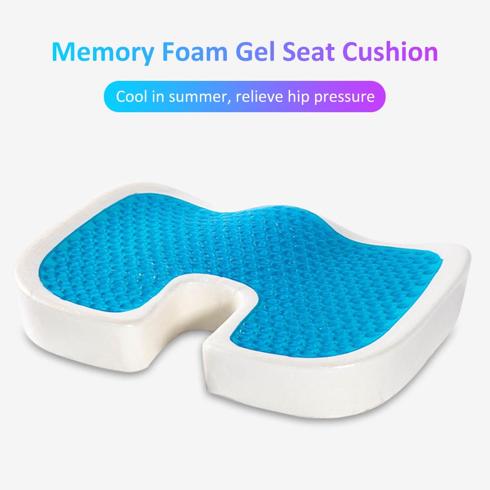 Đệm ghế, đệm mút hỗ trợ giảm đau mông dùng cho văn phòng, xe hơi,cấu tạo polyme gel siêu đàn hồi