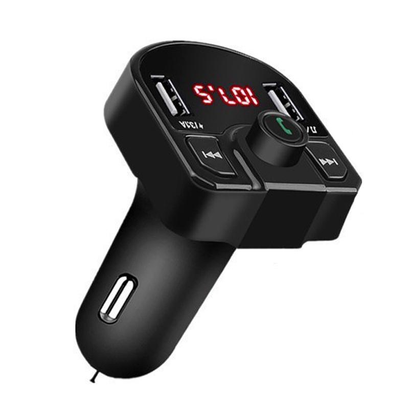 Thiết bị phát nhạc/FM gắn xe hơi bluetooth có 2 cổng USB đa năng tiện dụng