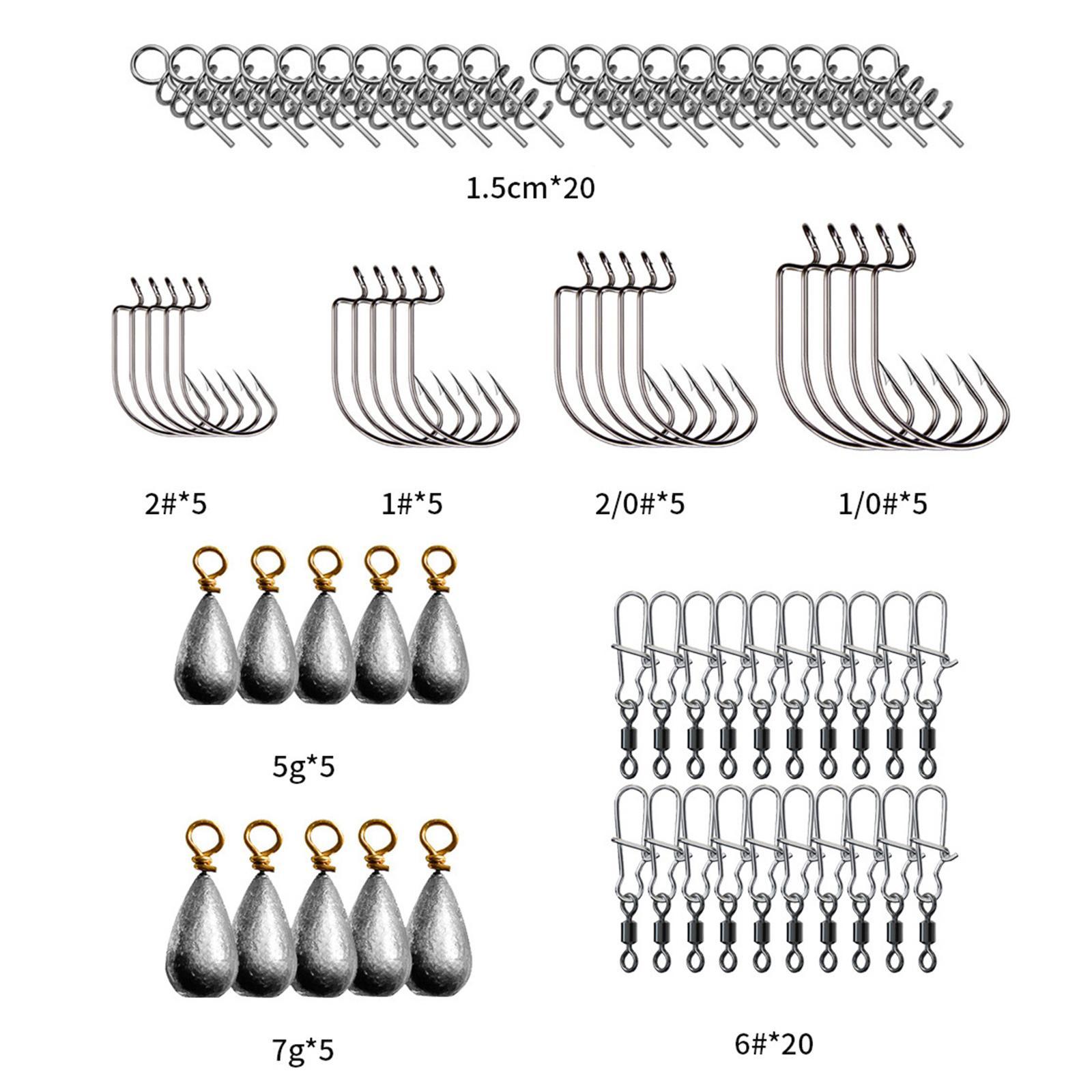 Fishing Tackle Accessories Kit 246x Fishing Gear Tackle Box with Tackle Kit