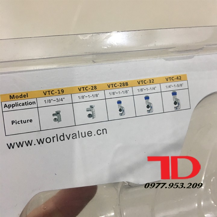 Dao cắt ống đồng VALUE VTC42 hàng chính hãng