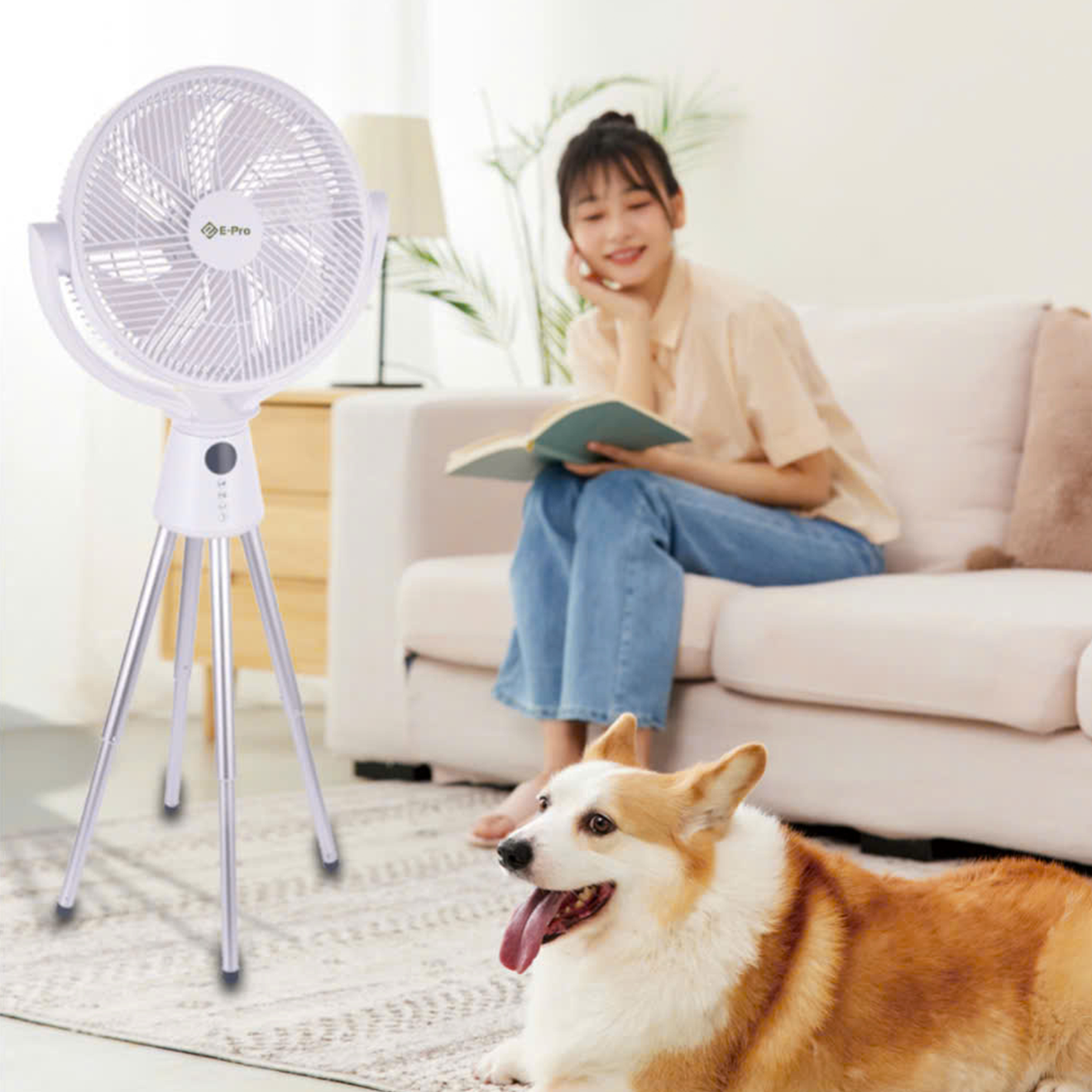 [Hàng chính hãng] Quạt đứng VEP-ACF30-S1R - Chế độ hẹn giờ 10 tiếng - 12 cấp gió - Điều khiển từ xa