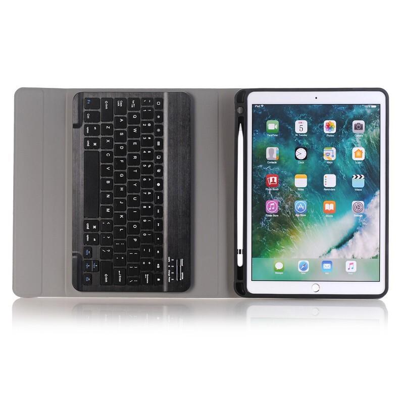 Bao da kèm bàn phím Bluetooth cho iPad Gen 10 mini 6 Pro 11.0 10.5 10.2 Gen 7 8 9 9.7 Air 1 2 3 4 5 Mini 1/2/3/4/5 - Hàng nhập khẩu