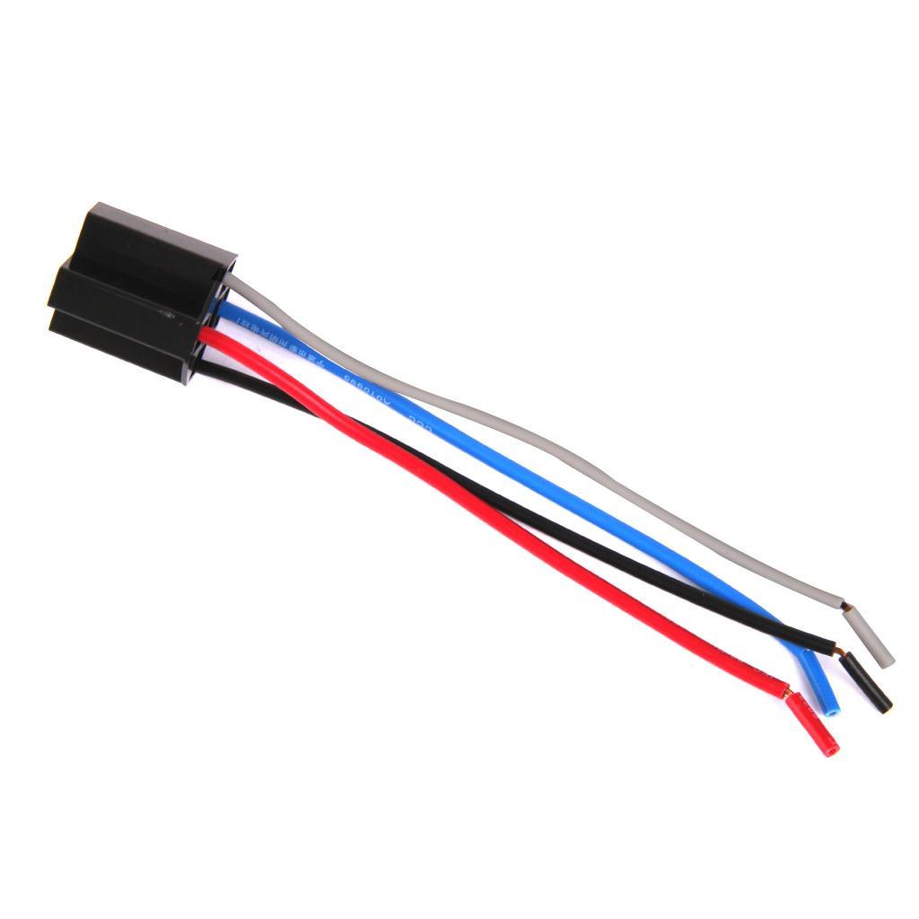 Car 12V 12 Volt DC 40A AMP Relay Harness Socket 4Pin 4 Wire