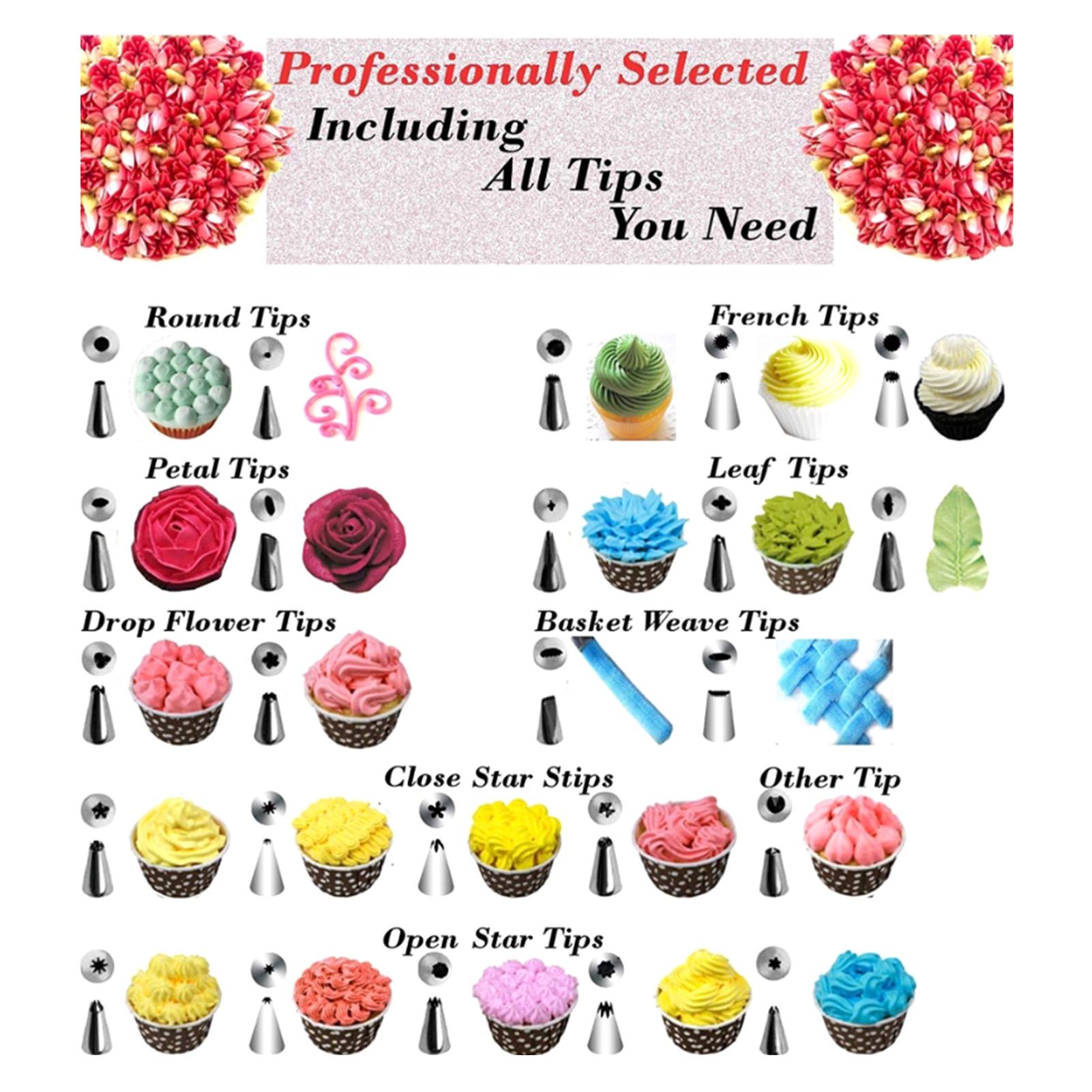 106 Cái Dụng Cụ Trang Trí Bánh