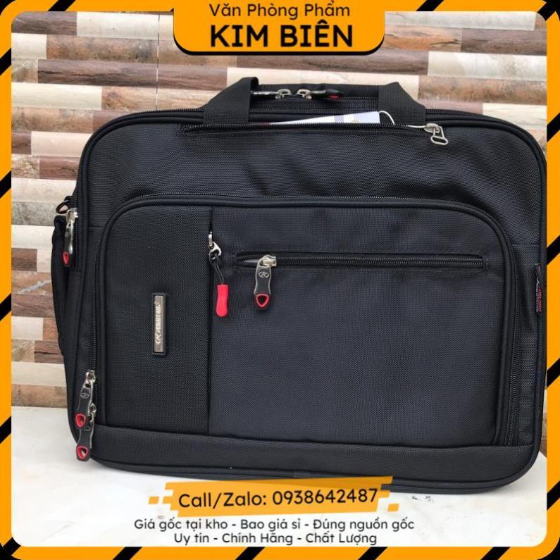 ️sỉ vpp,sẵn hàng️ Balo, cặp đa năng học sinh cấp 2,3 màu đen ( 40x16x30cm ) - VPP Kim Biên