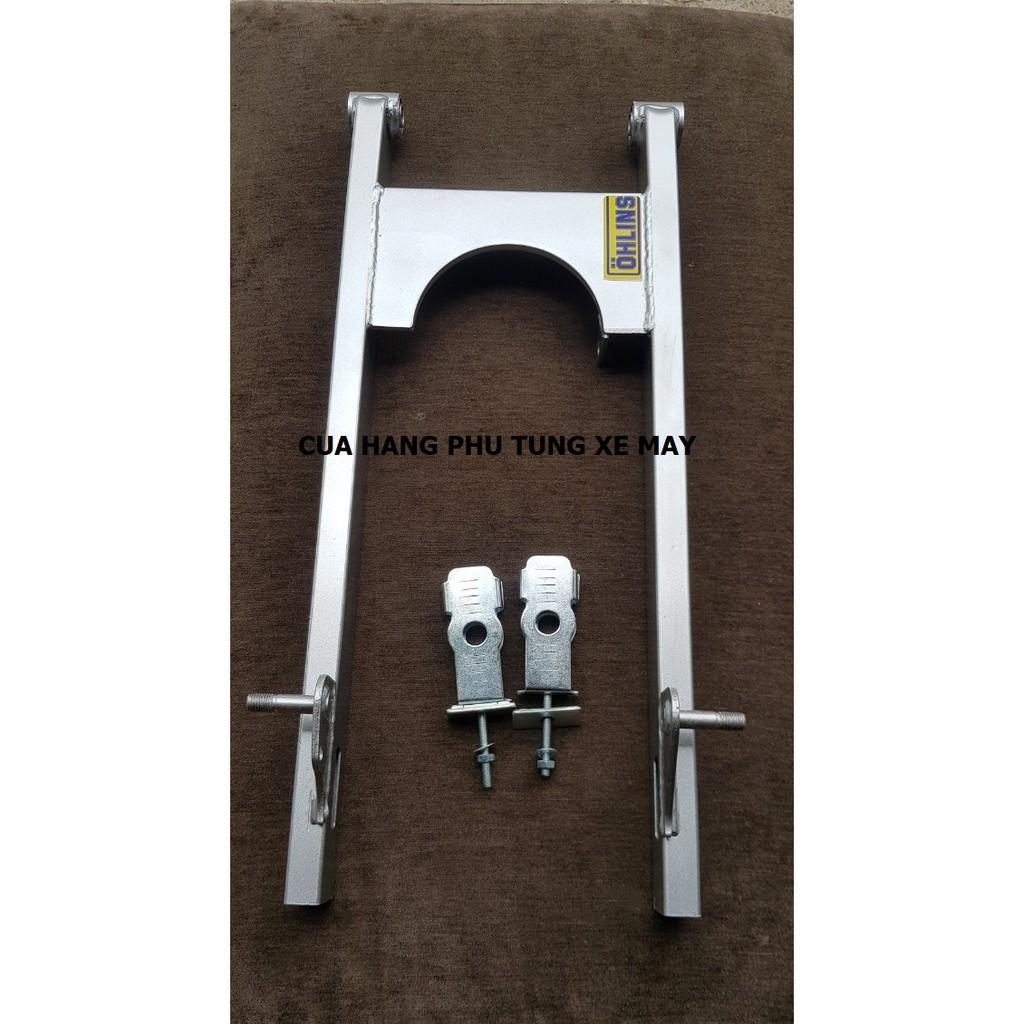 Gấp xe Dream phay lổ 50cm kèm pát tăng sên