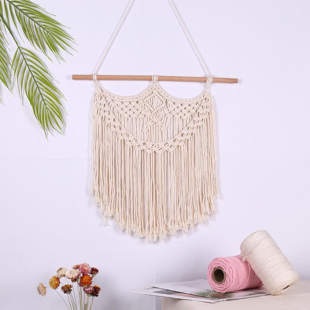 Mành treo Rèm treo tường Macrame trang trí decor nhà cửa