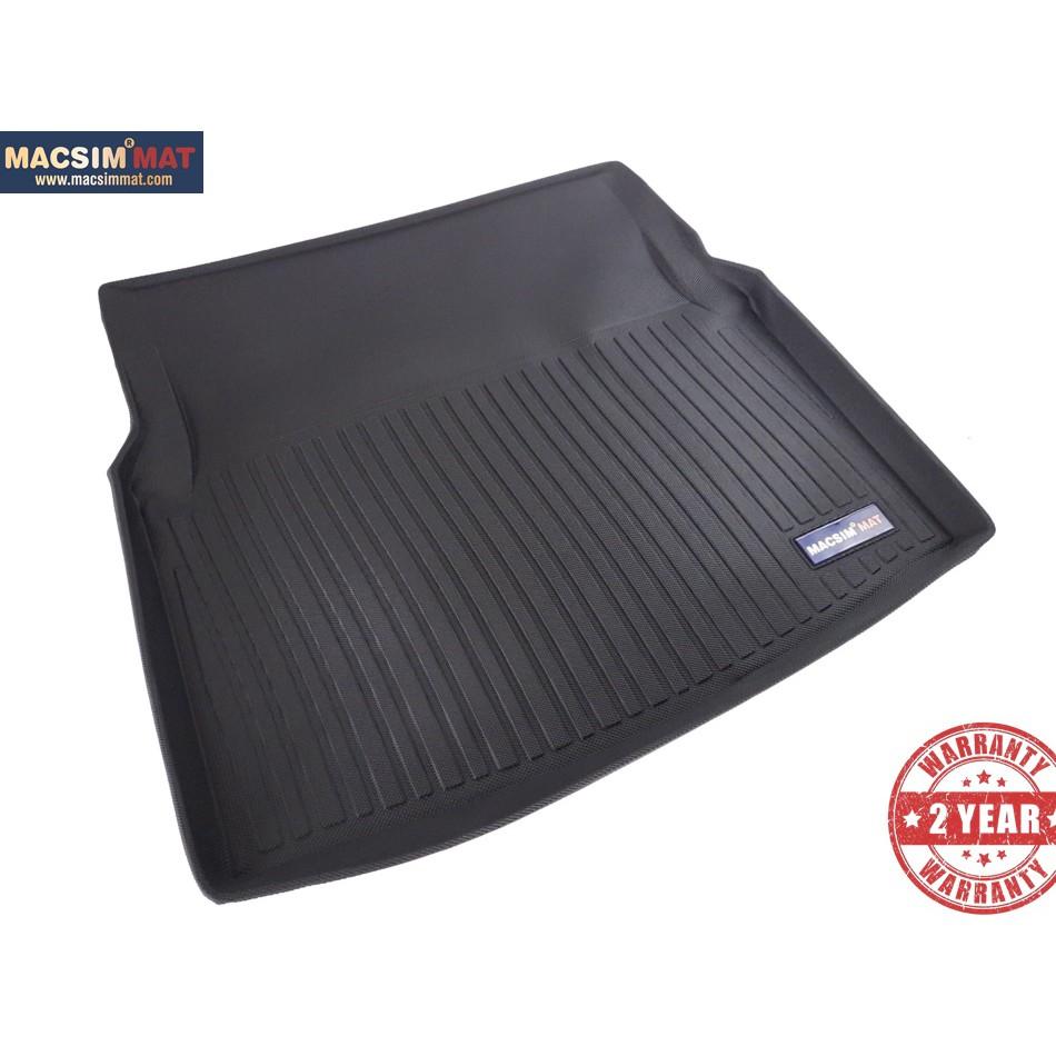 Thảm lót cốp New Mercedes C class W205 2017-đến nay nhãn hiệu Macsim chất liệu TPV cao cấp màu đen