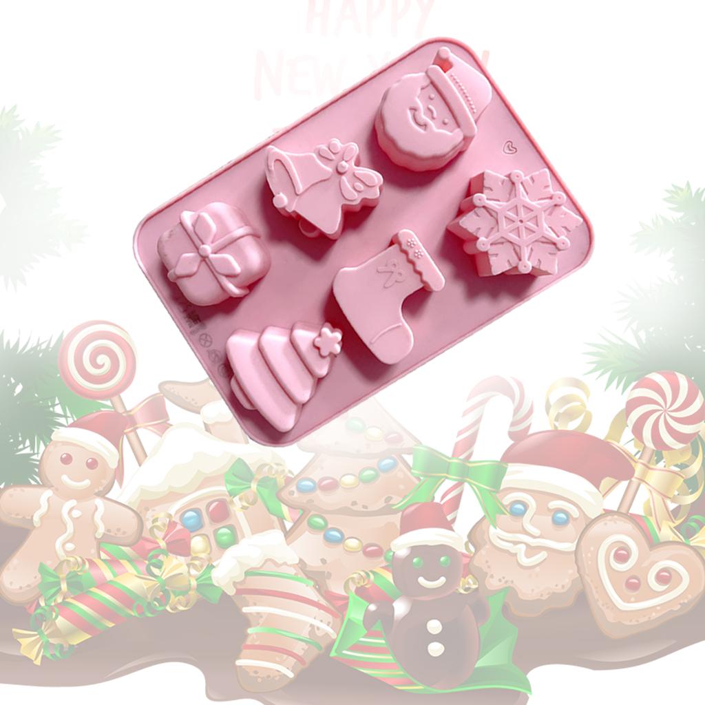 Christmas Cake Baking Molds Chocolate Mould DIY Decoration Tools