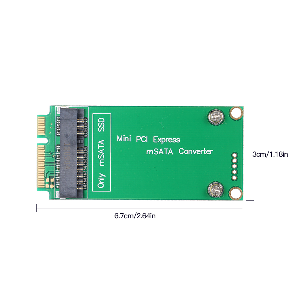 Bộ Chuyển Đổi Mini PCI-E MSATA Cho Thẻ SSD Asus Riser
