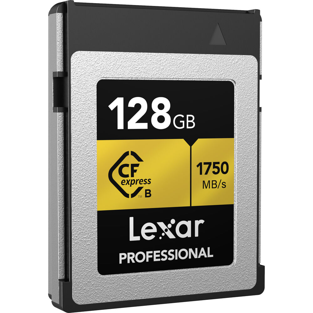 Thẻ nhớ CFexpress Lexar Professional 128GB Type B GOLD Series - Hàng chính hãng