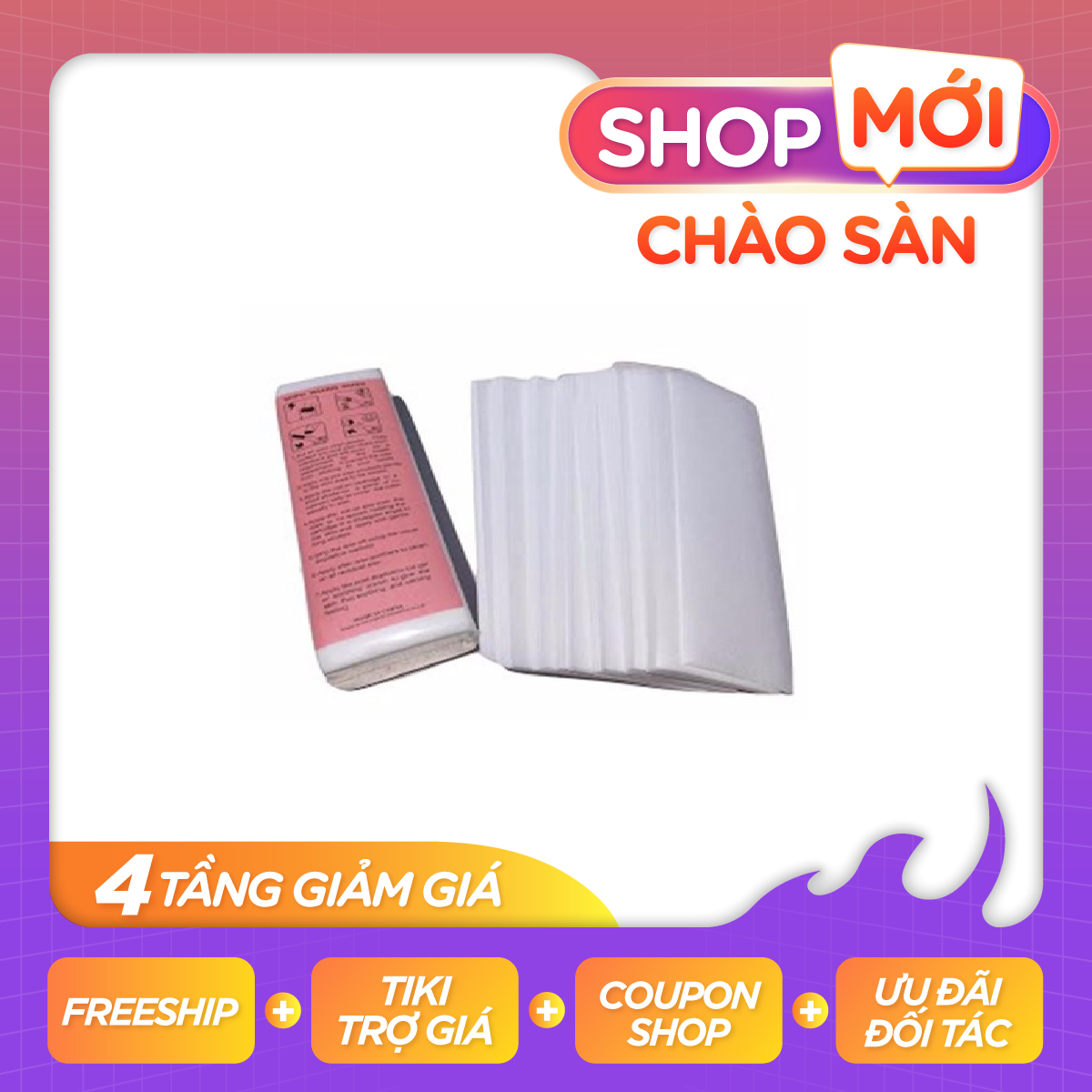 Set 100 Tờ Giấy Wax Lông