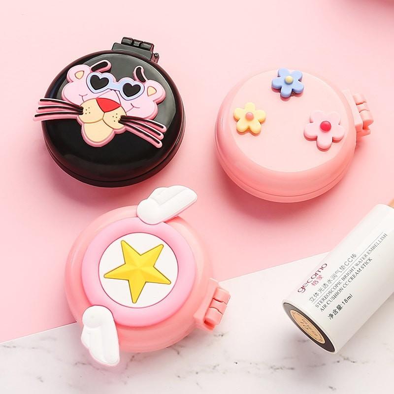 Gương kèm lược chải tóc 2 IN 1 mini cute